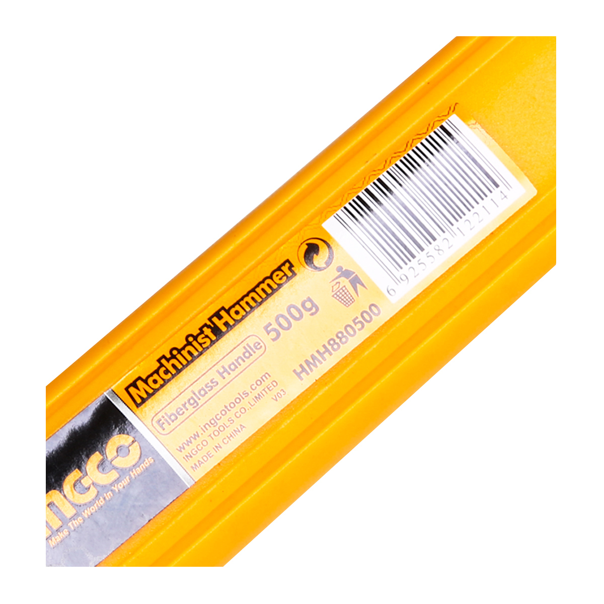 HMH880500 ค้อนช่างทองด้ามไฟเบอร์ 500G