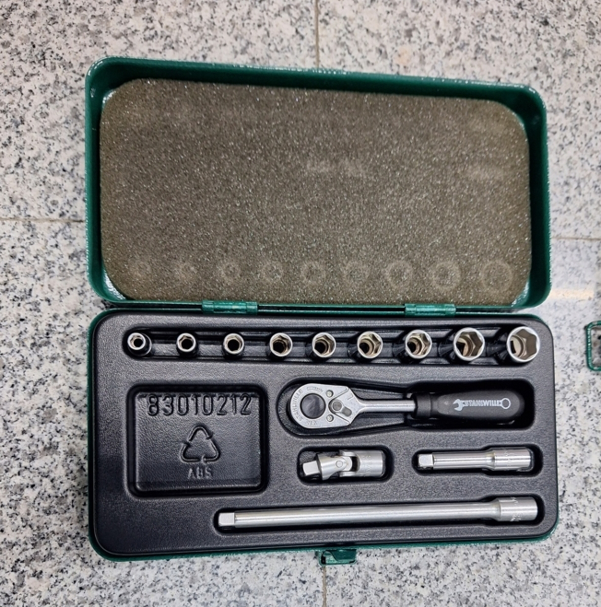 40A/9/4 SOCKET SET 1/4