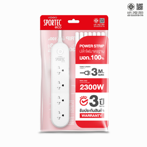 EC-140 ปลั๊กรางไฟ 4ช่อง 1สวิตช์ 3ม