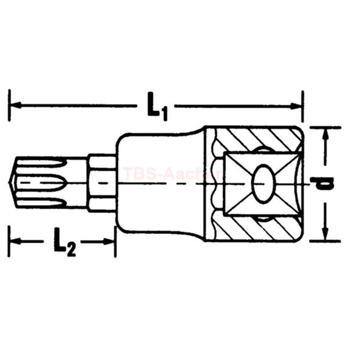 54 CV M5 SCREWDRIVER-SOCKET1/2