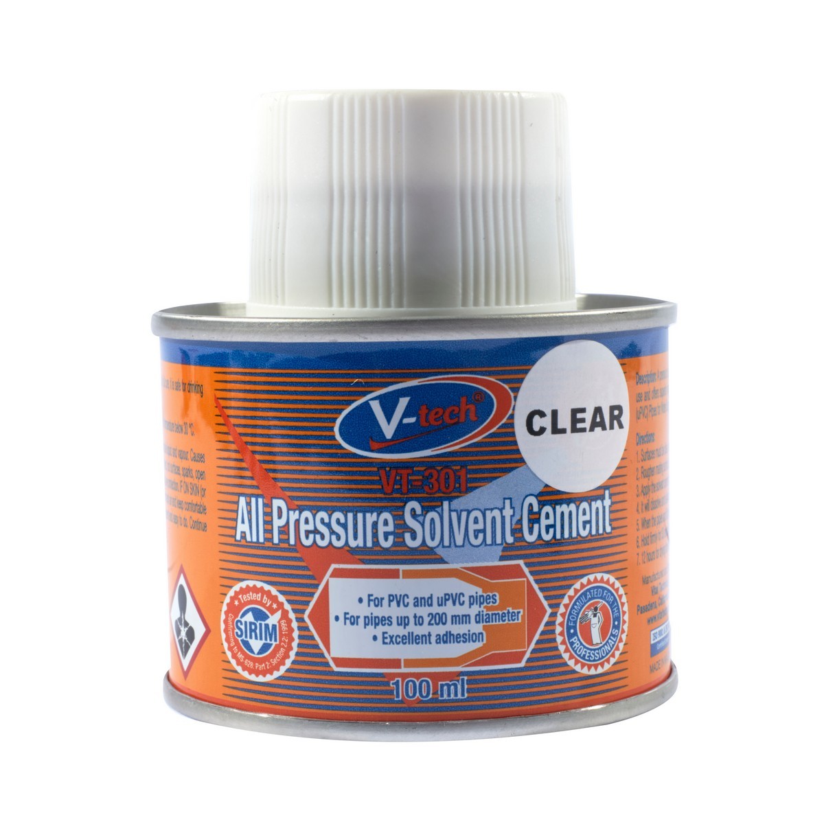 VT-301100 กาวทาท่อทนแรงดัน 100G