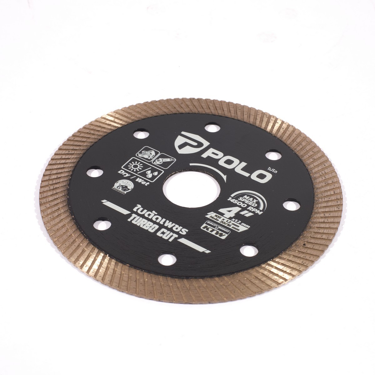 TURBO CUT ใบเพชร 4 นิ้ว บาง 1.2MM.