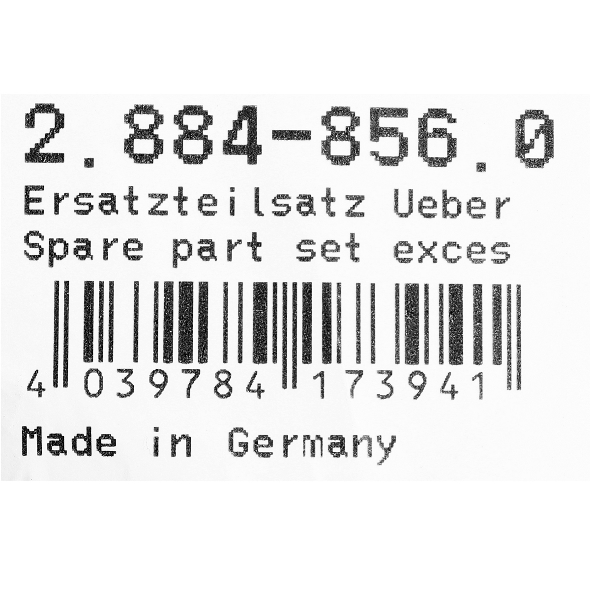*SPARE PART SET