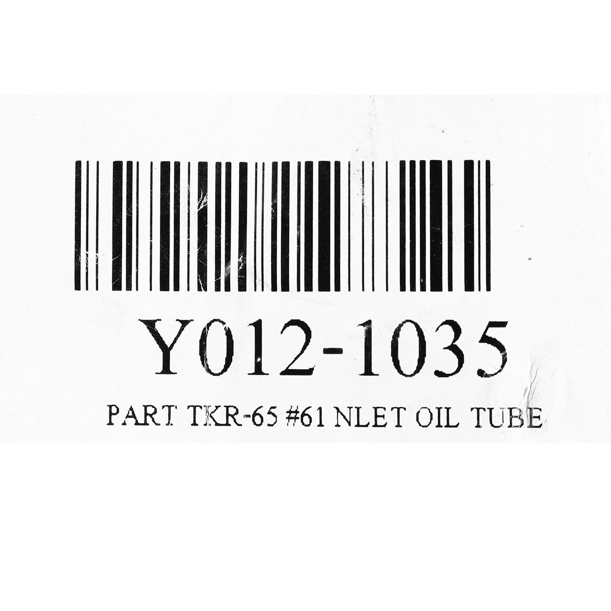อะไหล่ TKR-65 #61 INLET OIL TUBE