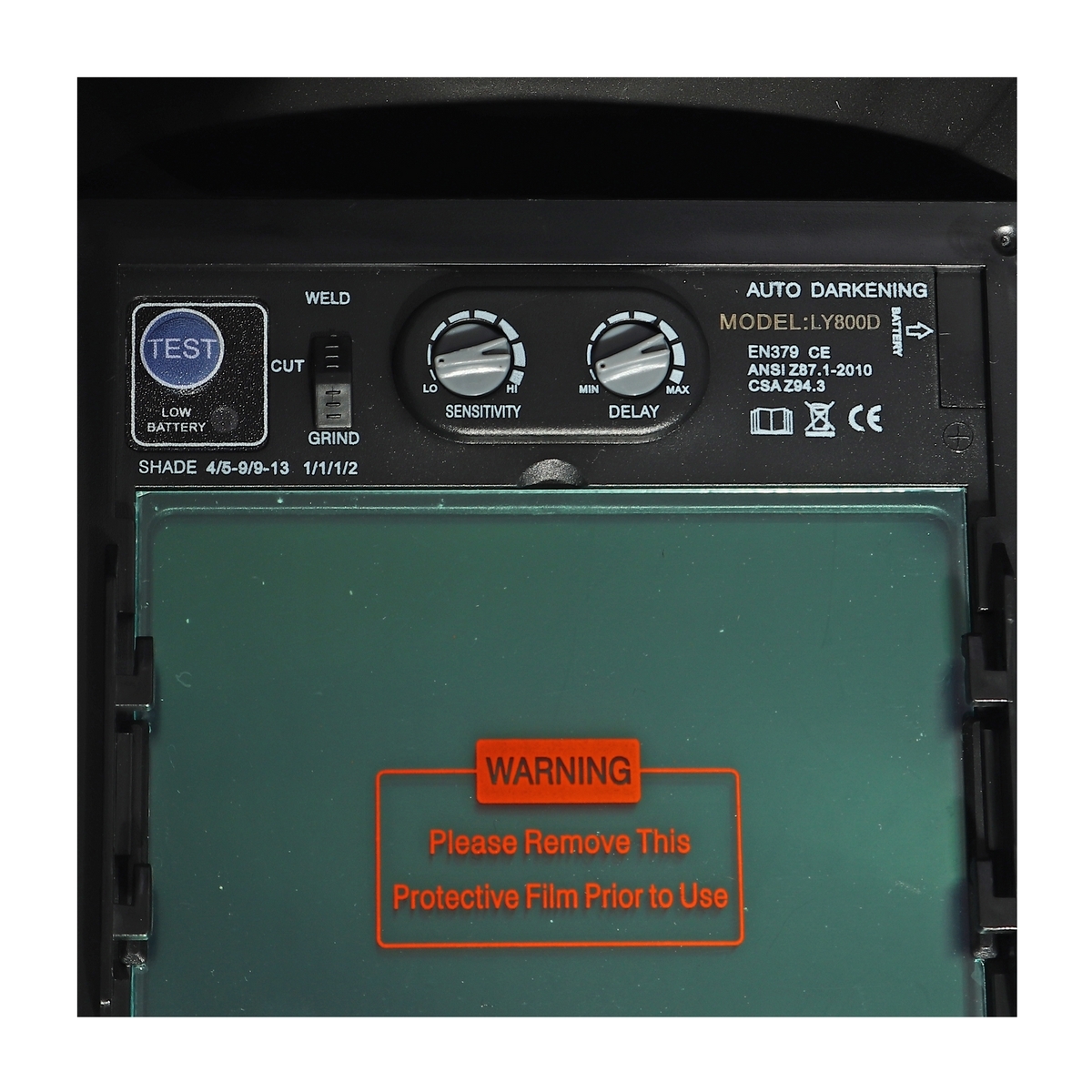 LY800D หน้ากากปรับแสงอัตโนมัติ