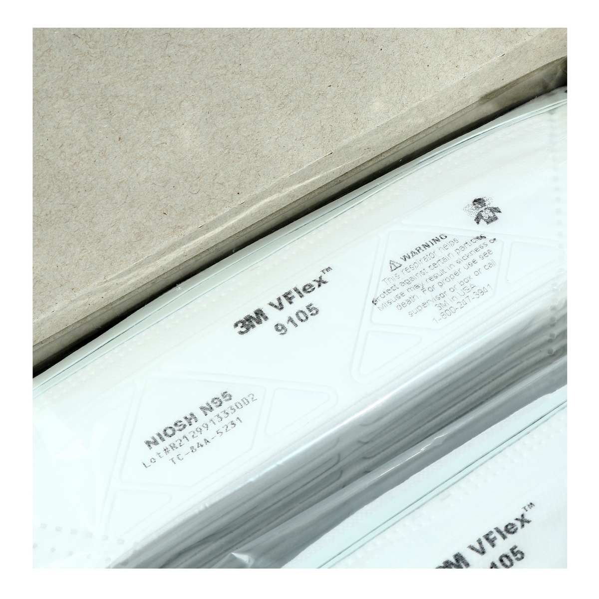 NO.9105 N95 หน้ากากป้องกันฝุ่น(50PC/BOX)