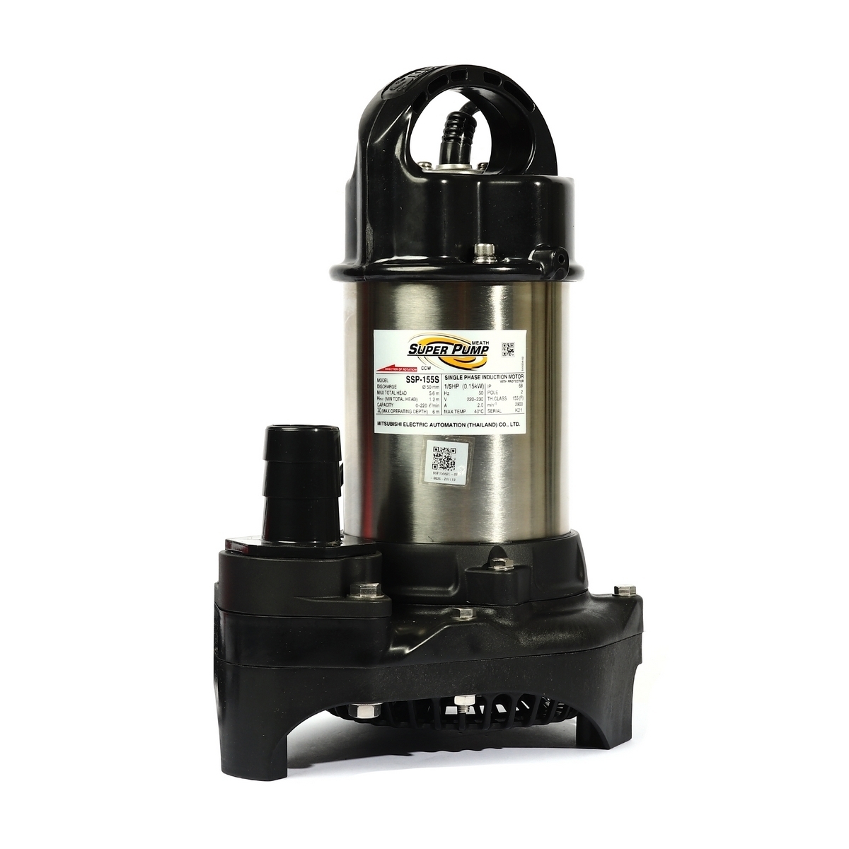 SSP-155S ปั๊มแช่สแตนเลส 1 1/2