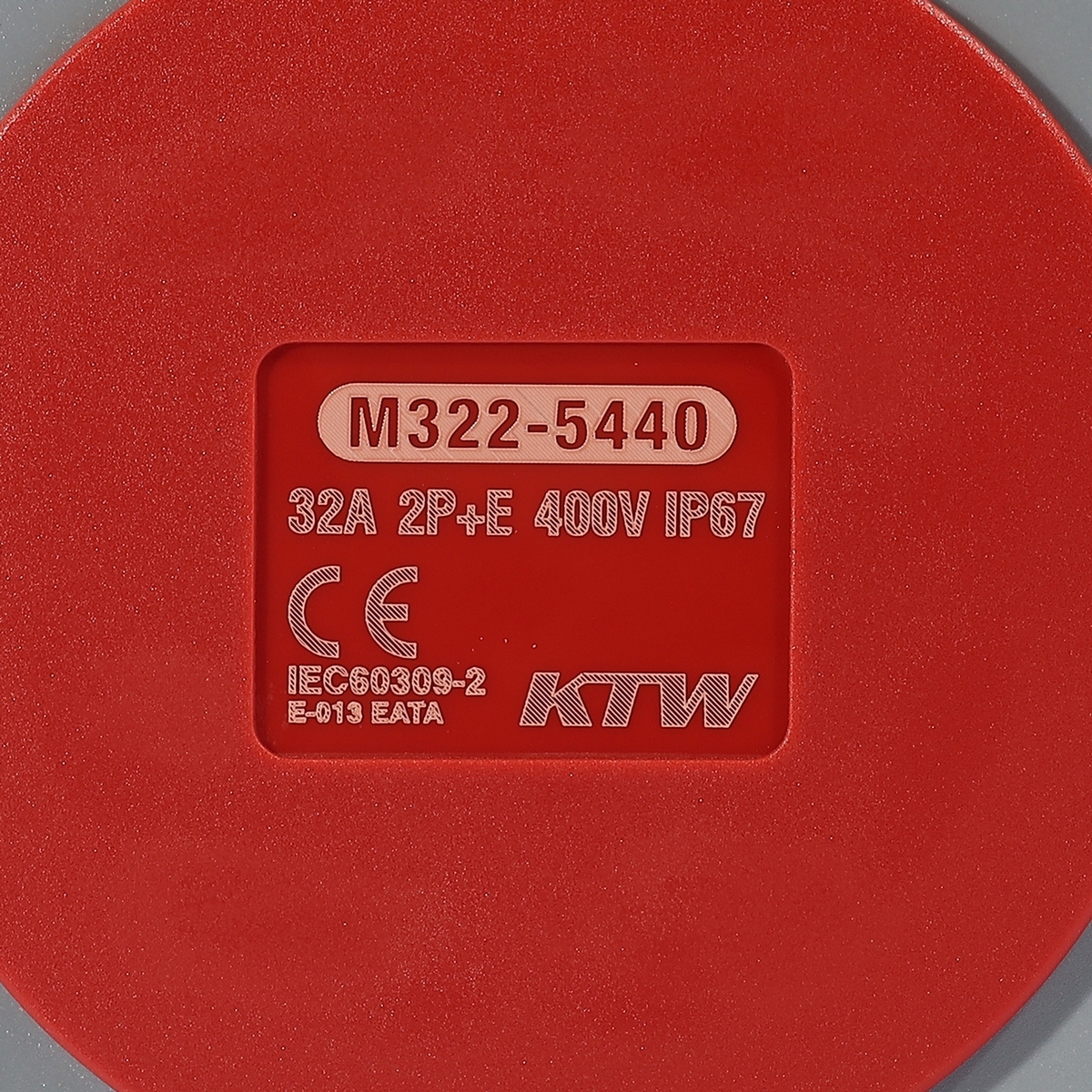 IP67 ปลั๊กตัวเมีย 2P+E 32A-6H 400V