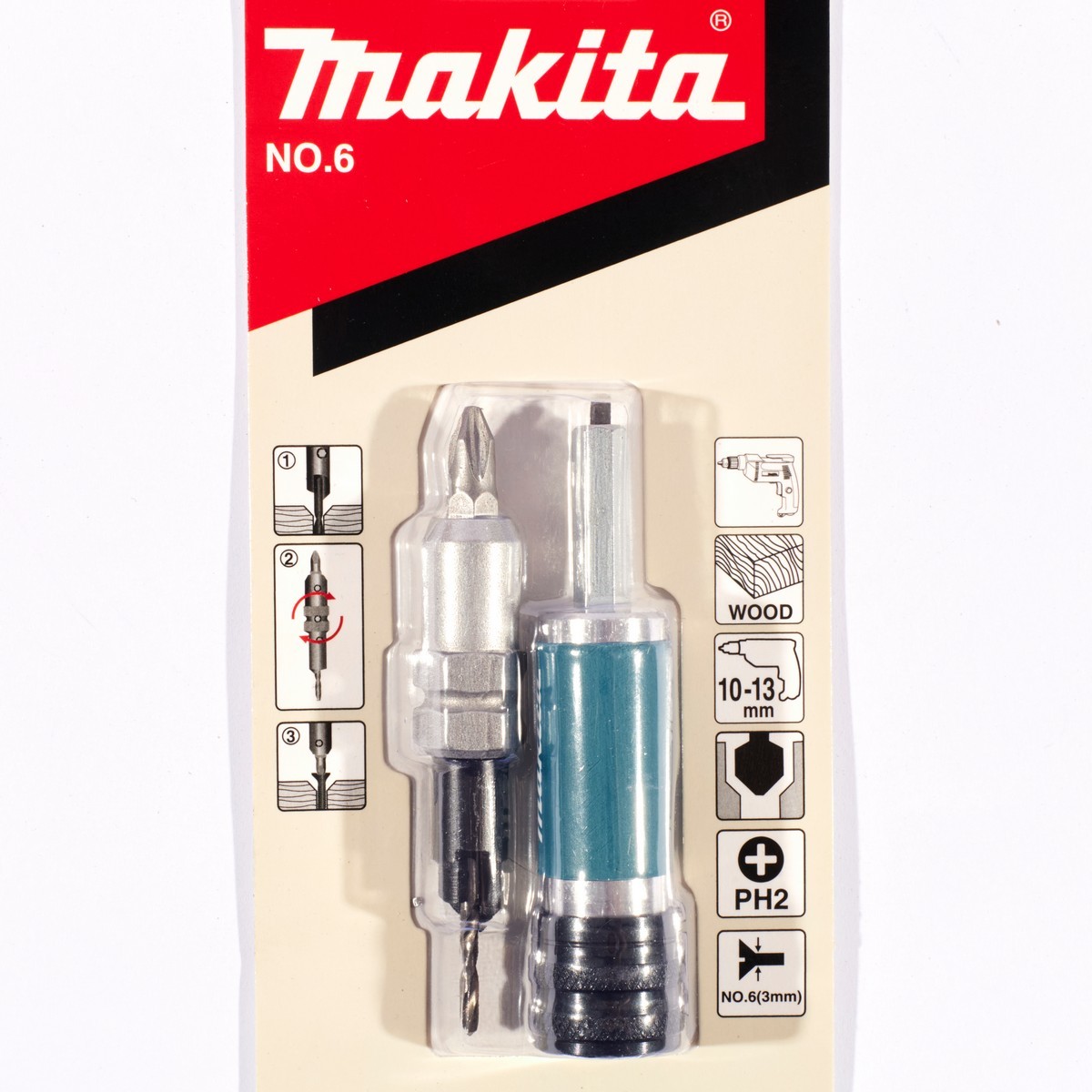 ดอกไขควง + COUNTERSINK#6 (2 IN 1)