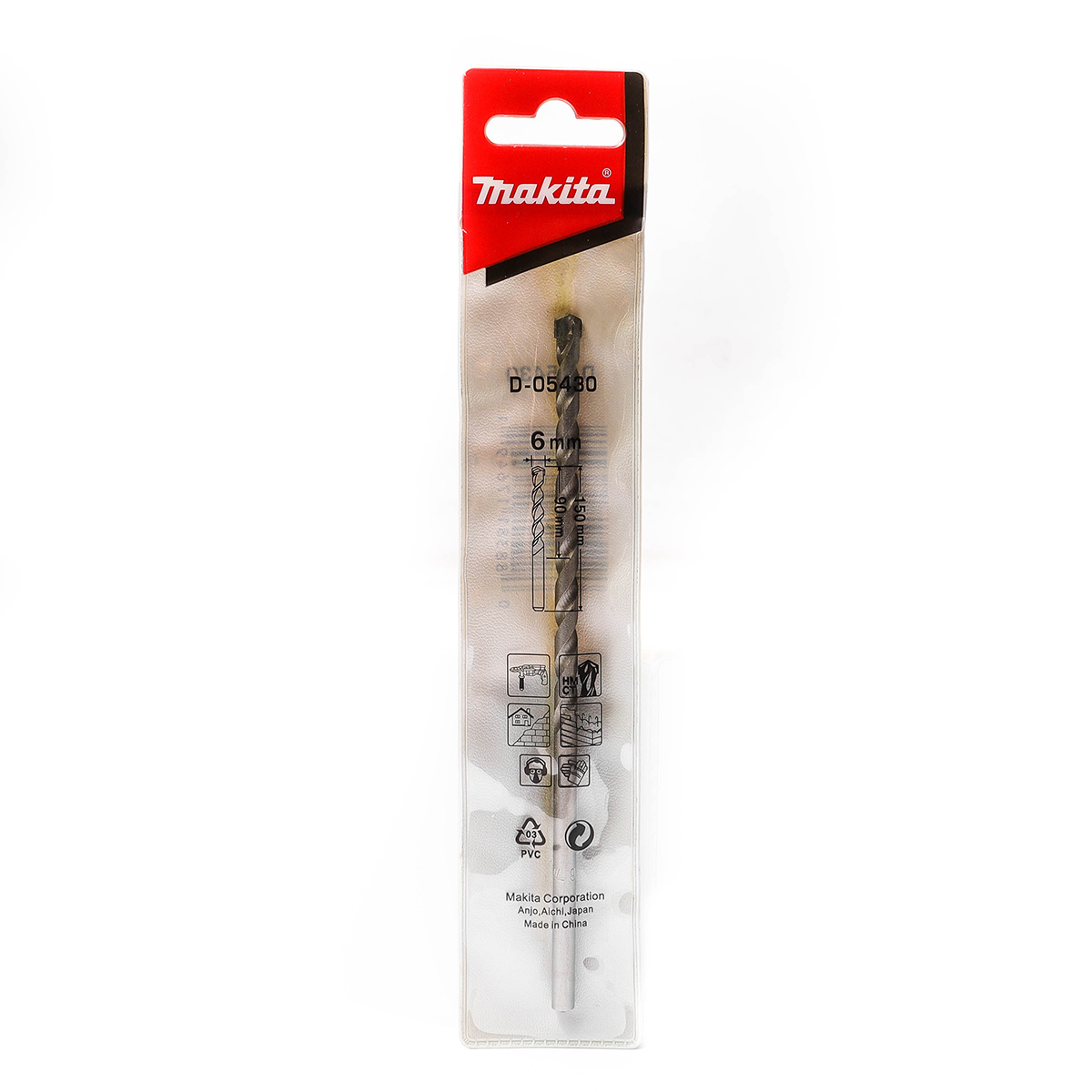 D-05430D-05262/ ดอกเจาะปูนตรง 6 X 150 MM