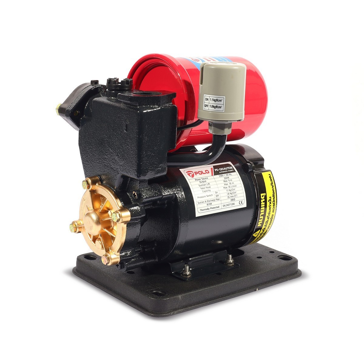 PS-130AUTOB ปั๊มอัตโนมัติ 1/3 HP 1