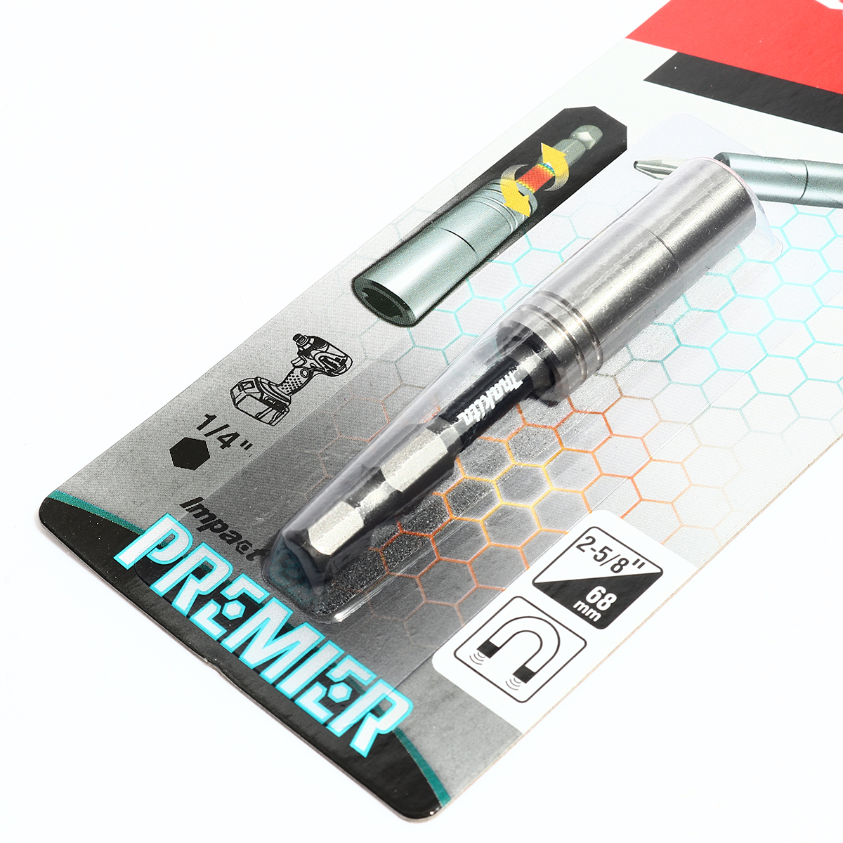E-03399 แกนจับดอกไขควง แม่เหล็ก PREMIER