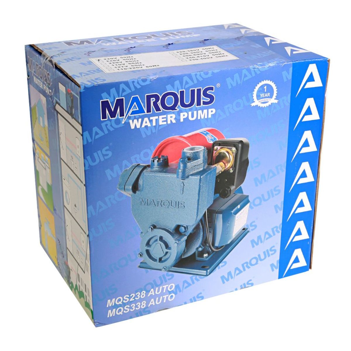 MQS338 AUTO ปั๊มน้ำแบบอัตโนมัติดูดเอง