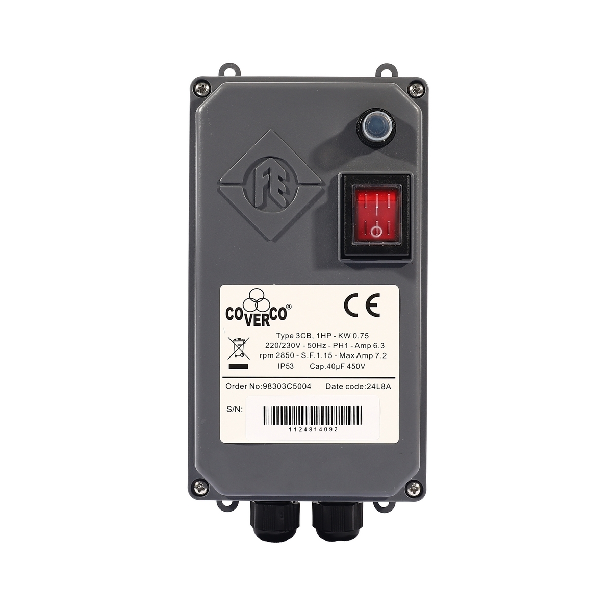 กล่องคอนโทรล 3CB 1 HP 220V.