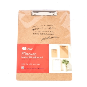 CCB15-A4 คลิปบอร์ด NATURAL HARDBOARD-A4