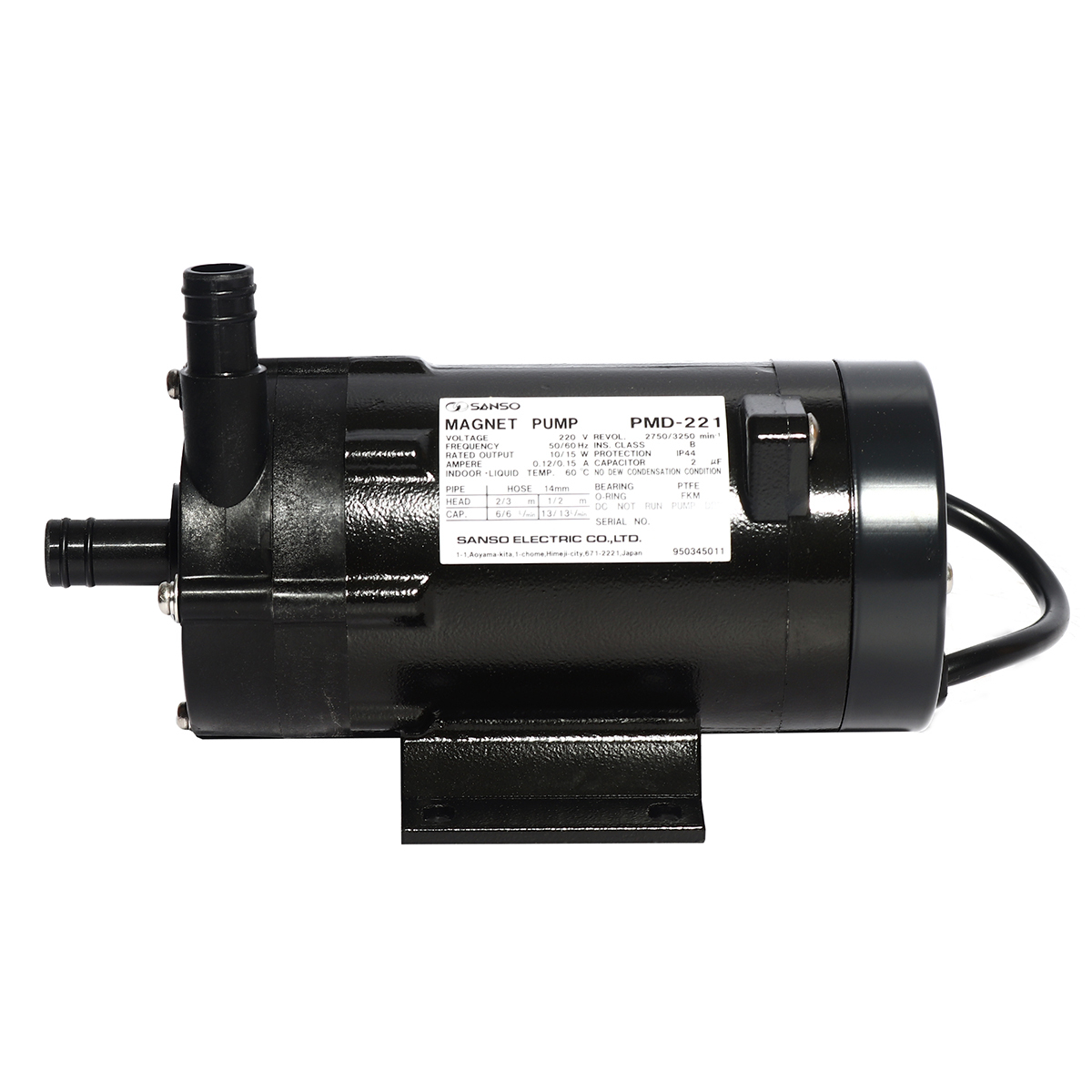PMD-221 ปั๊มน้ำเคมี 10W 14MM 2 สาย