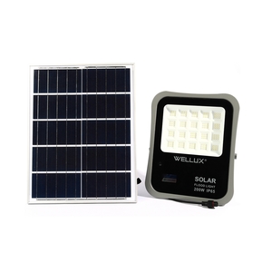 ชุดLEDโซล่าร์ฟลัดไลท์ CALIFORNIA 200W DL