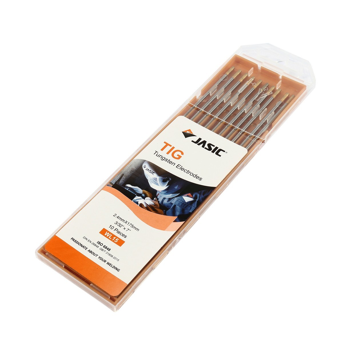 ลวดทังสเตนสีทอง (WL15) 2.4MM(10PCS/1PAC)