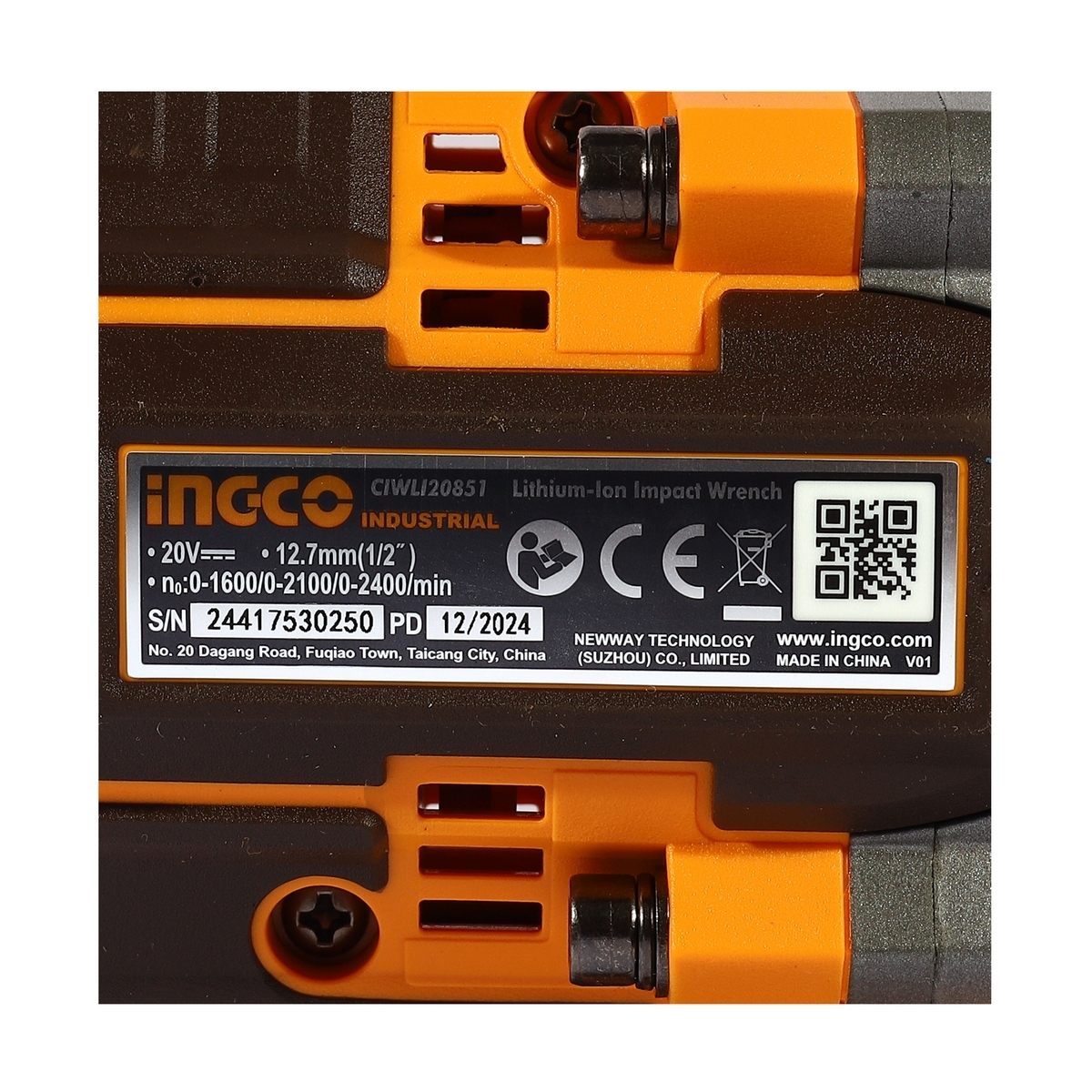 20V-BL บล็อกไร้สาย 850N.M-เครื่องเปล่า