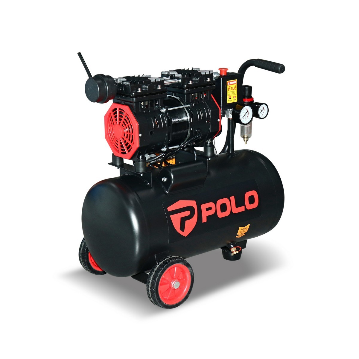 D5501-24 ปั๊มลมออยล์ฟรี 0.75HP(4P) 24L