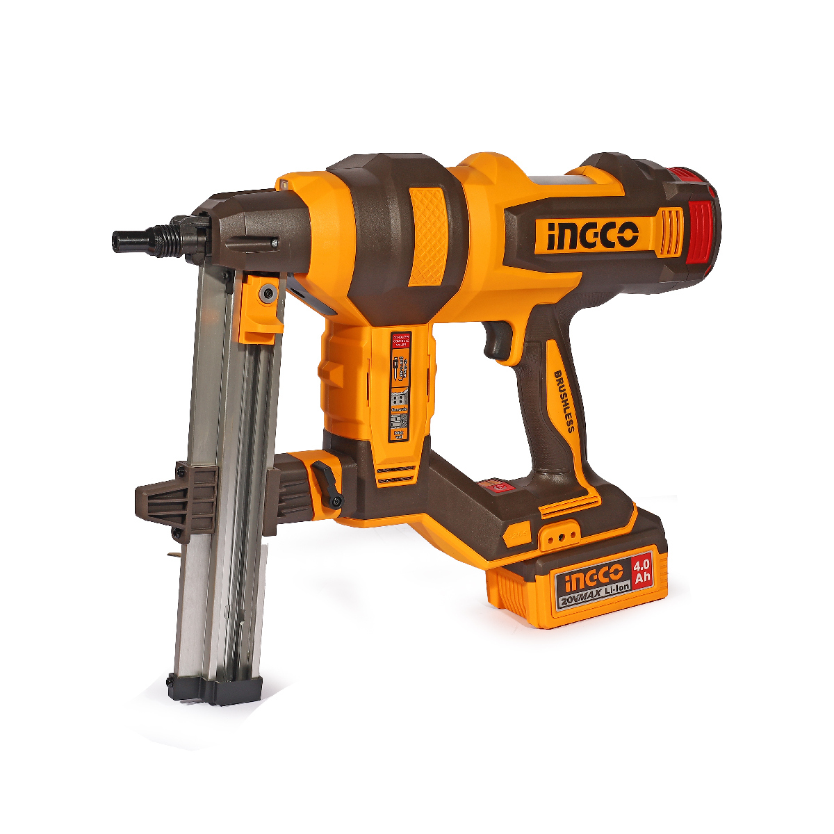 20V-BL เครื่องยิงตะปูคอนกรีต-ชุด 2.0AH*2
