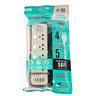 B25 ปลั๊กไฟ 4ช่อง 4สวิตซ์ 3USB 5ม สีเทา