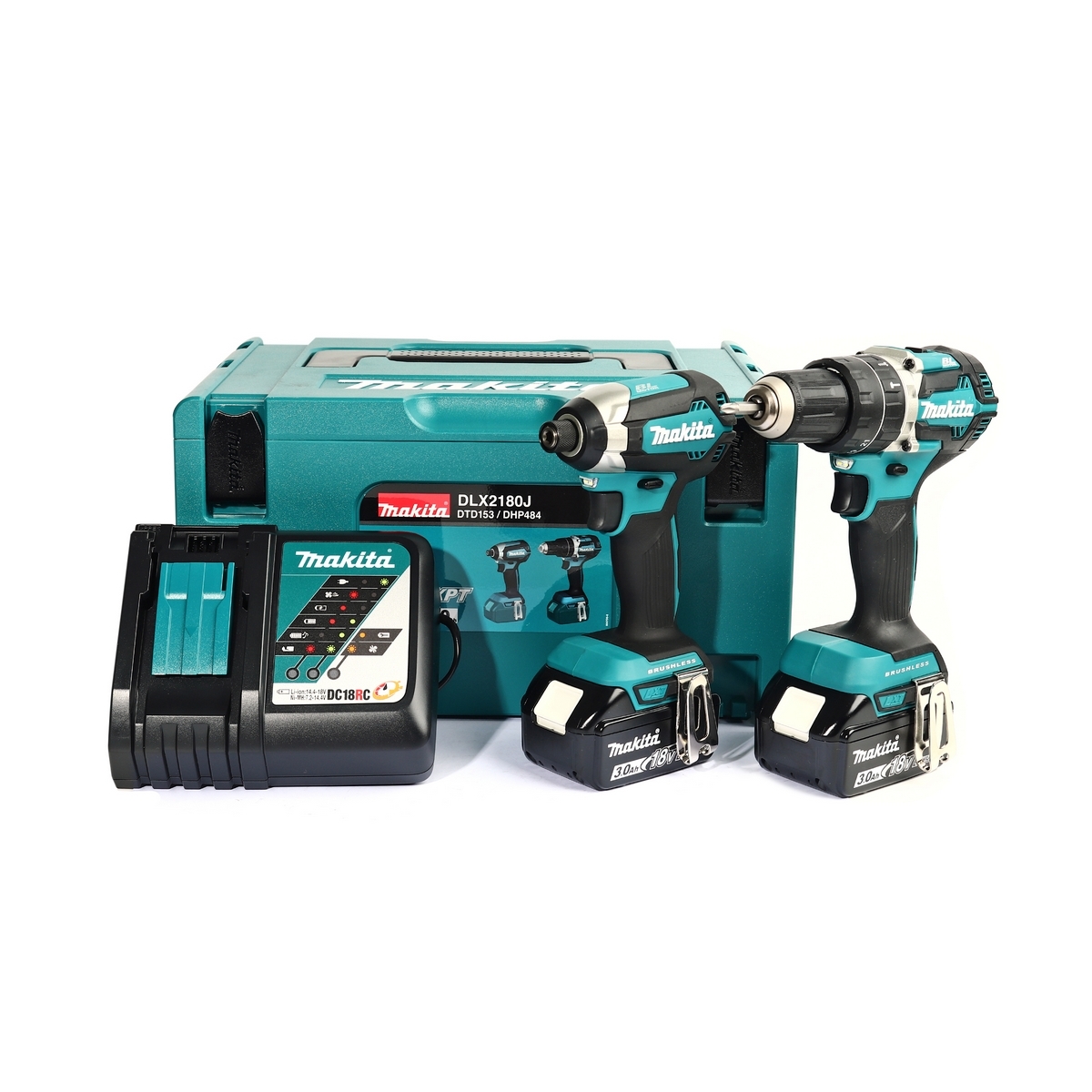 COMBO DHP484Z+DTD153Z+แบตX2+แท่น+MAKPAK
