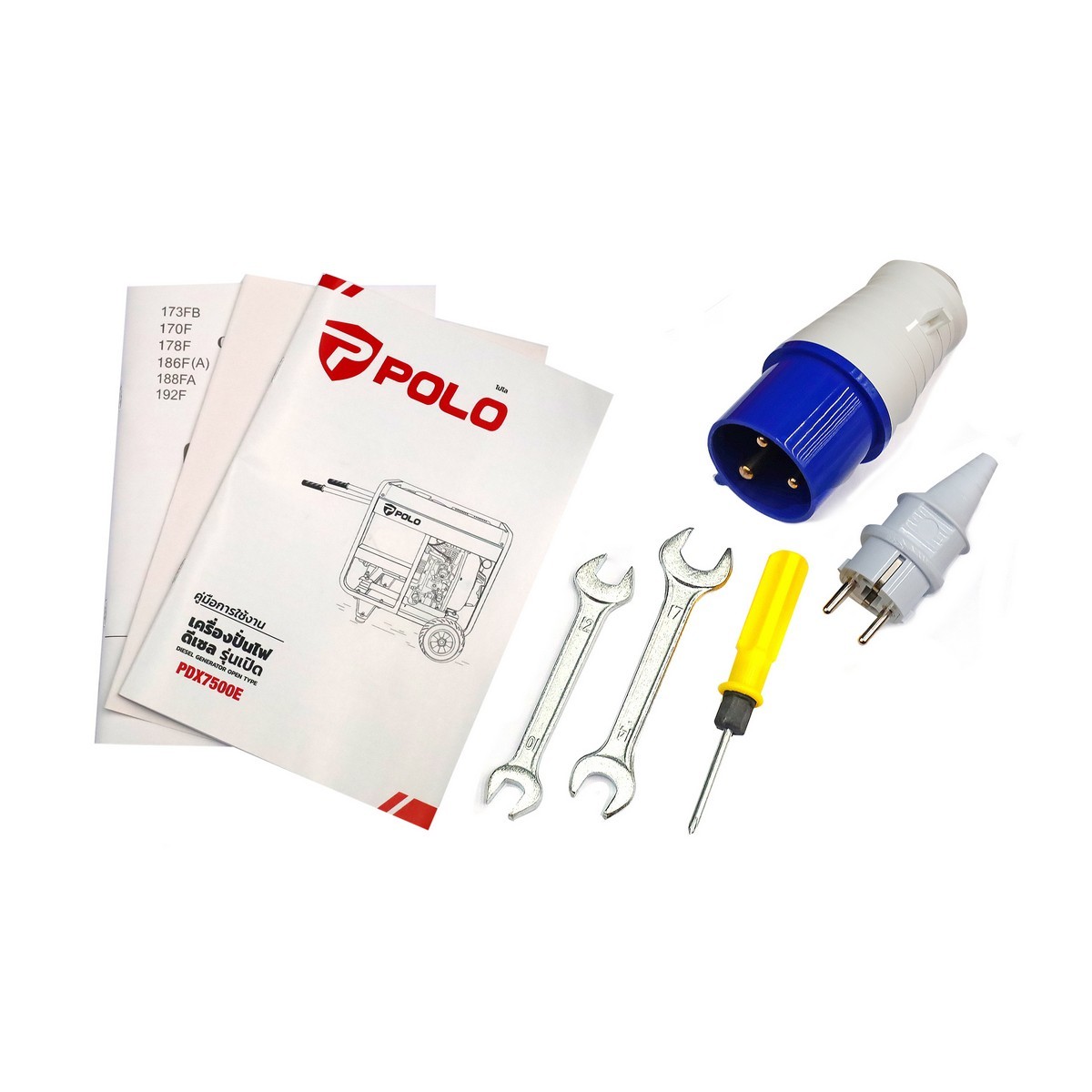 PDX7500E เครื่องปั่นไฟดีเซล 5.5 KW