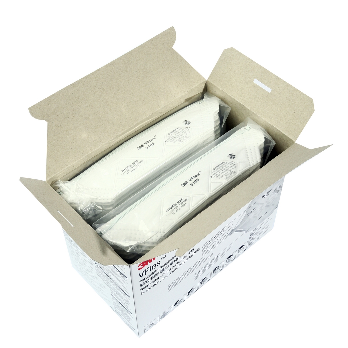 NO.9105 N95 หน้ากากป้องกันฝุ่น(50PC/BOX)