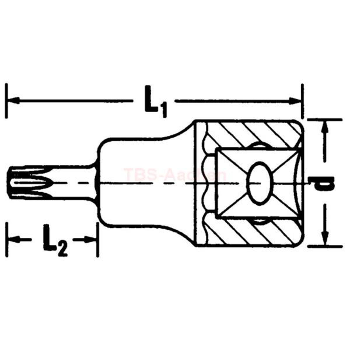 54 TXB T55 SCREWDRIVER-SOCKET1/2
