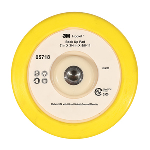 5718 แป้นจับฟองน้ำขัดสีรถ 7"X3/4"X5/8-11