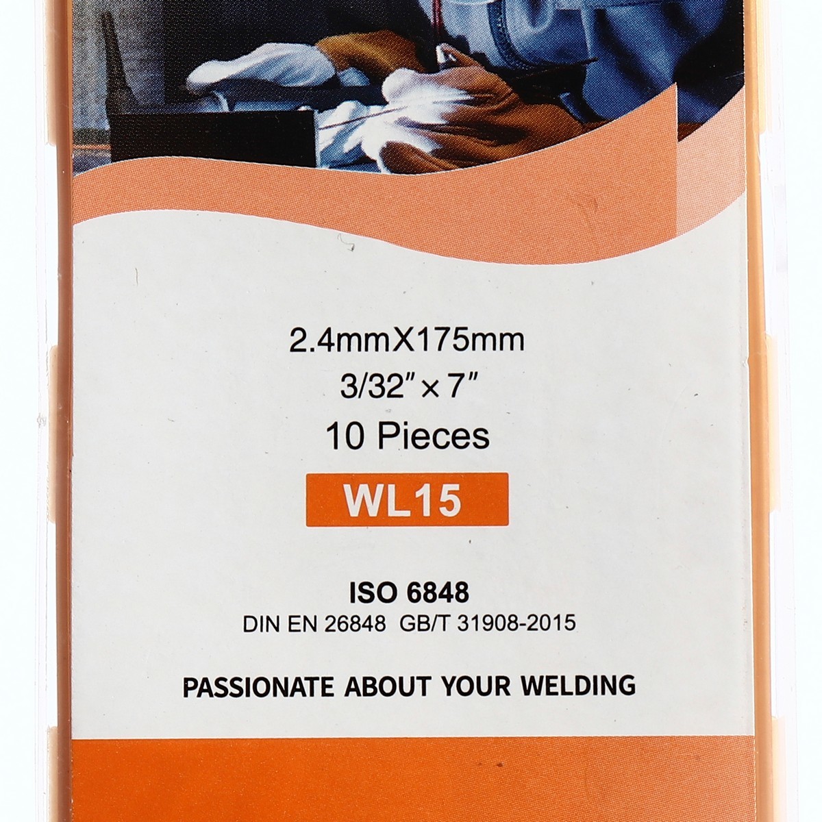 ลวดทังสเตนสีทอง (WL15) 2.4MM(10PCS/1PAC)