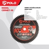 CERMET-10 ใบเลื่อยวงเดือนตัดเหล็ก10"X60T