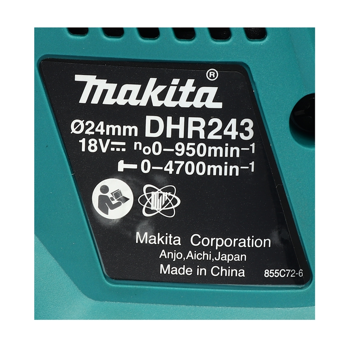 DHR243Z โรตารี่ 24MM 18V เปลี่ยหัว TOOL