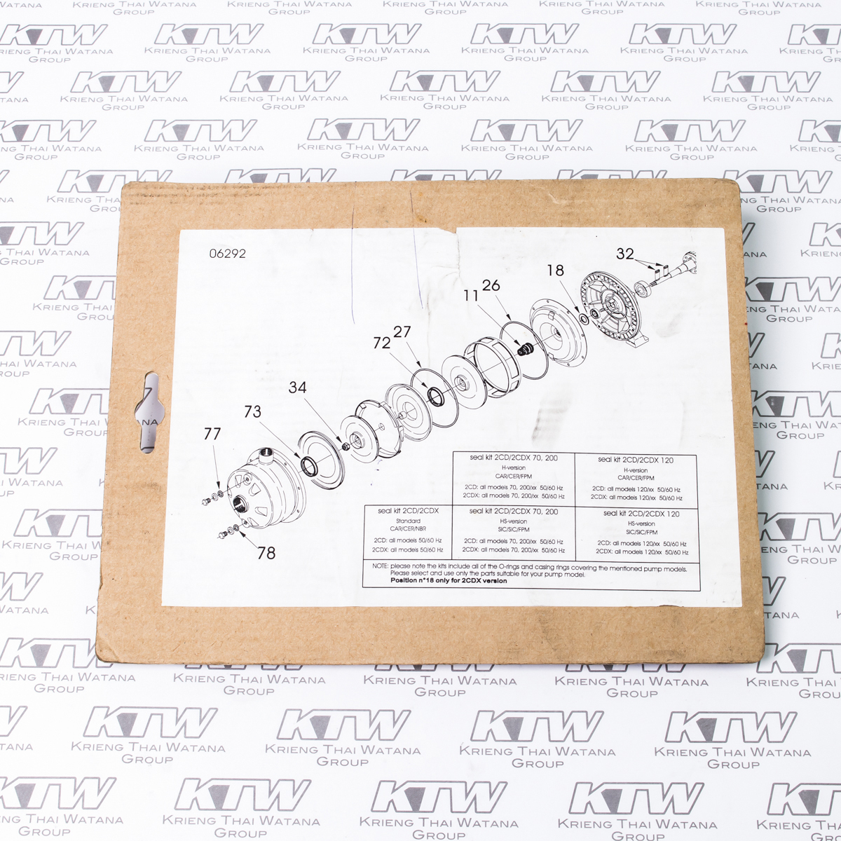 อะไหล่ SEAL HS VERSION 2CDX120