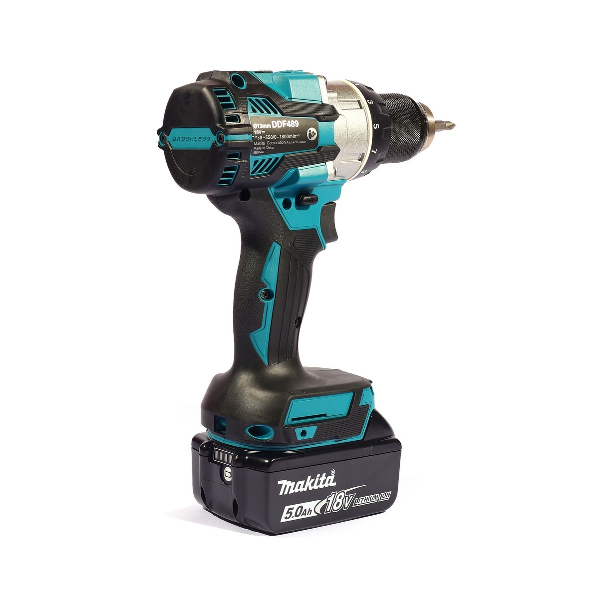 DDF489RTJ สว่านไร้สาย 18V-BL-80N.M.(5AH)