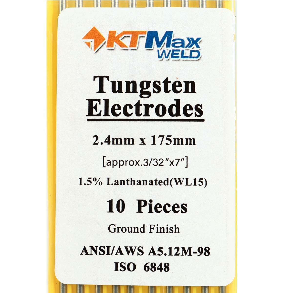 ลวดทังสเตนสีทอง (WL15) 2.4MM(10PCS/1PAC)
