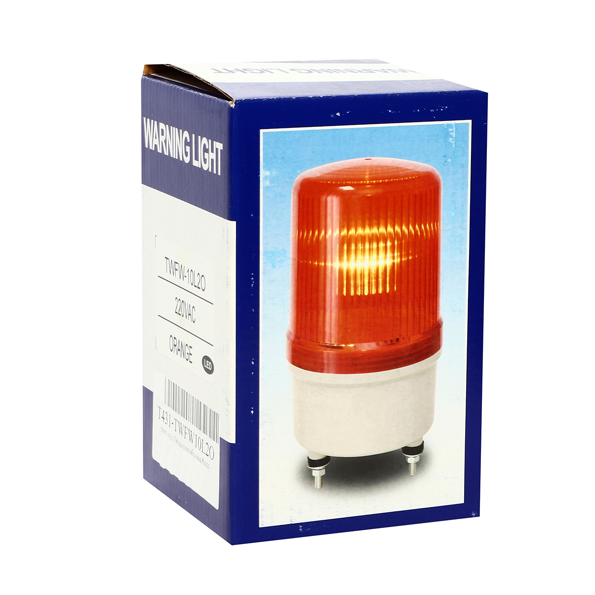 TWFW-10L2Oไฟหมุนแบบกระพริบ100มม.ส้มLED