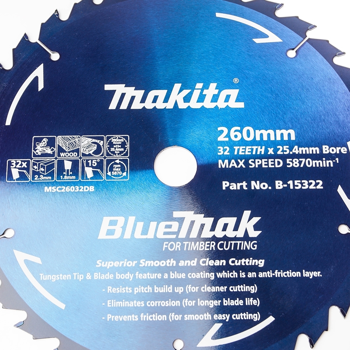 BLUE MAK ใบเลื่อยวงเดือน 10
