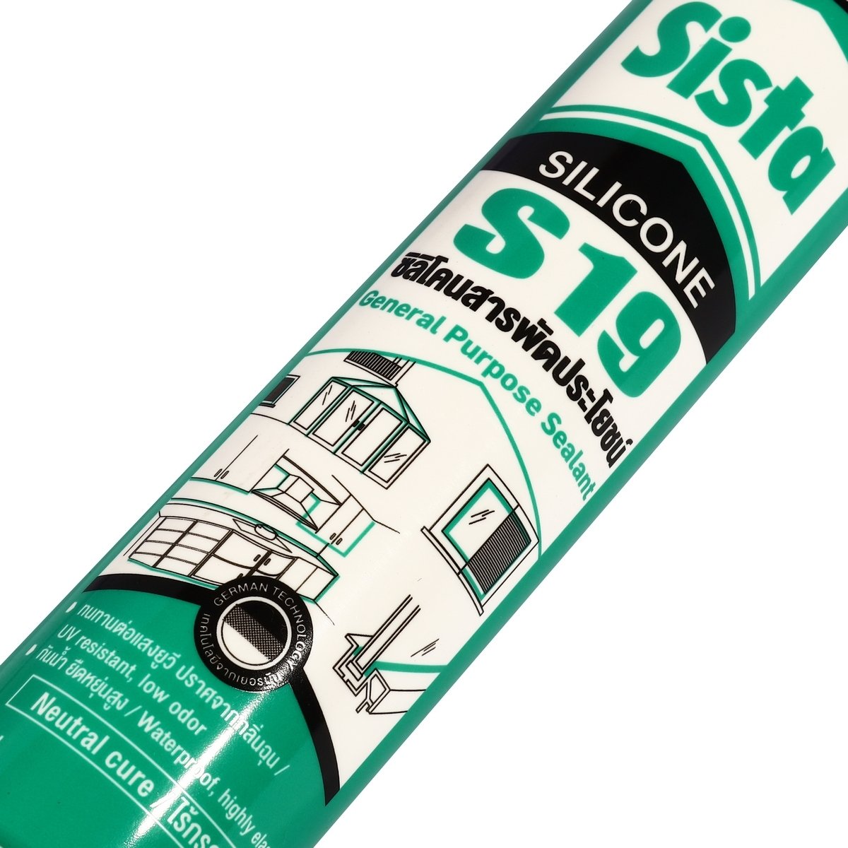S19 ซิลิโคนสารพัดประโยชน์ สีใส 300 มล.
