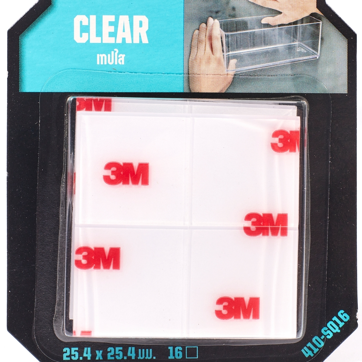 เทป 2 หน้า ใส 4010 25.4X25.4MM 16PCS/PAC