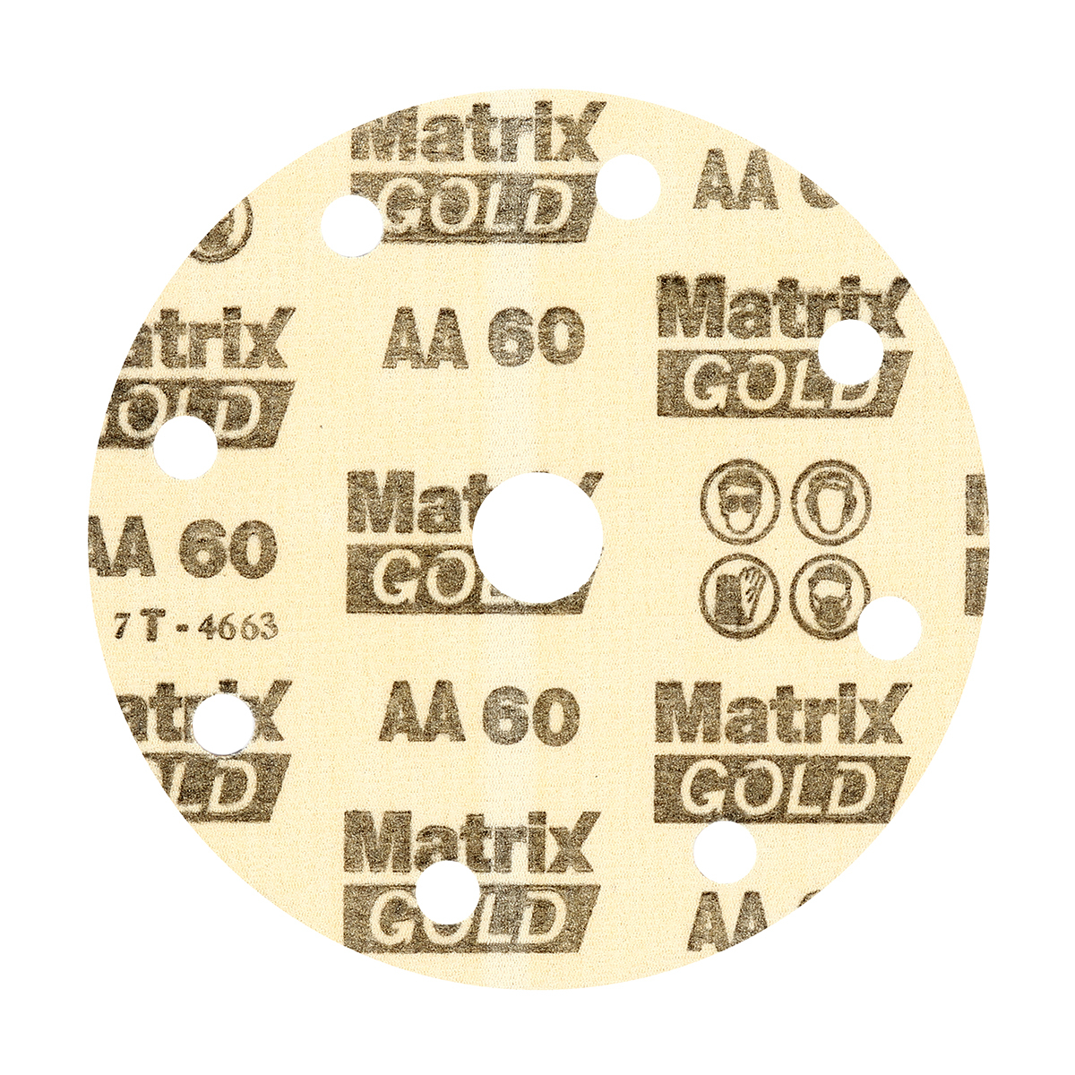 MATRIXกระดาษทรายกลมสักหลาด6