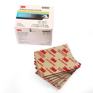 ฟองน้ำกระดาษทราย 02602 #500-600 20PC/BX