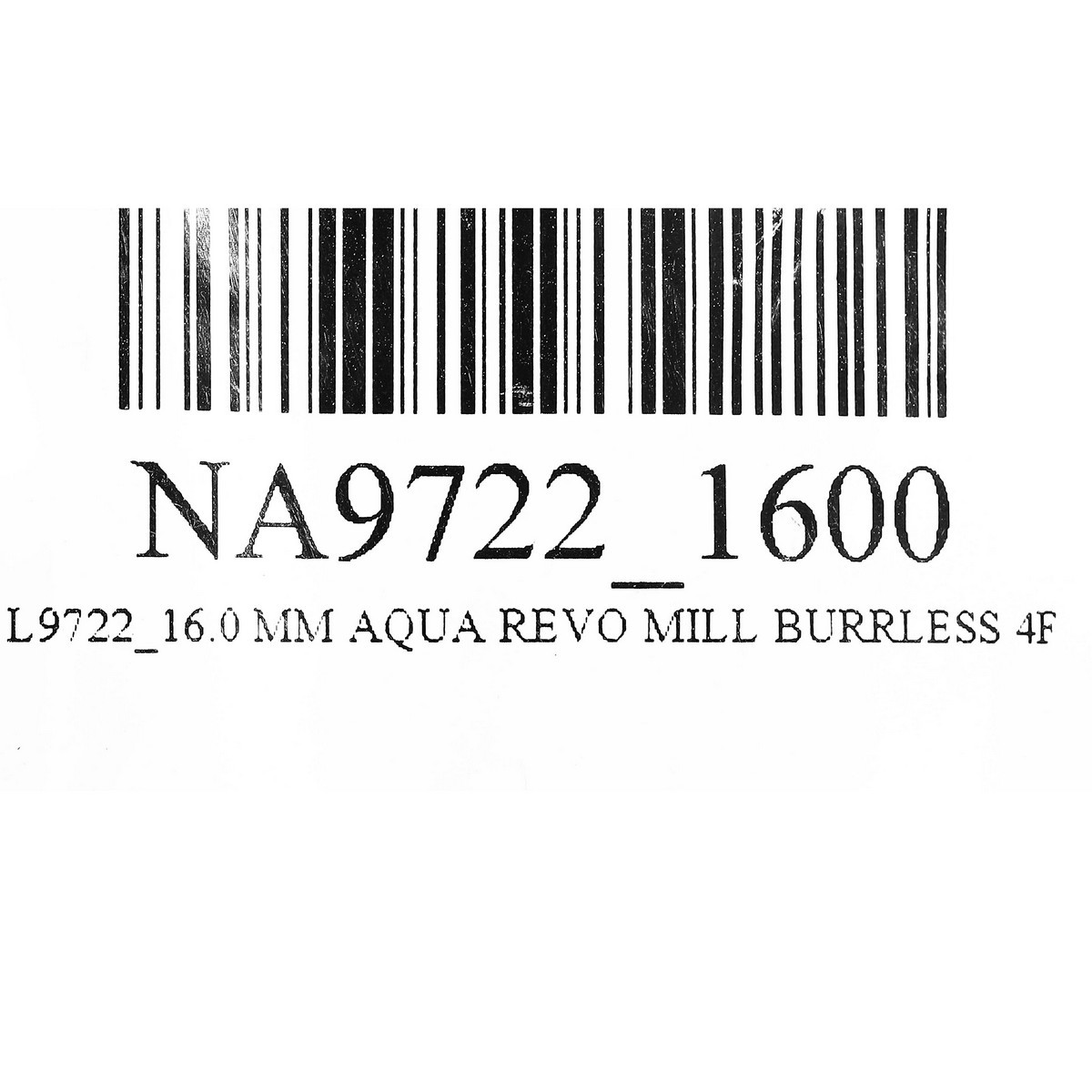 L9722_16.0 MM AQUA REVO MILL BURRLESS 4F