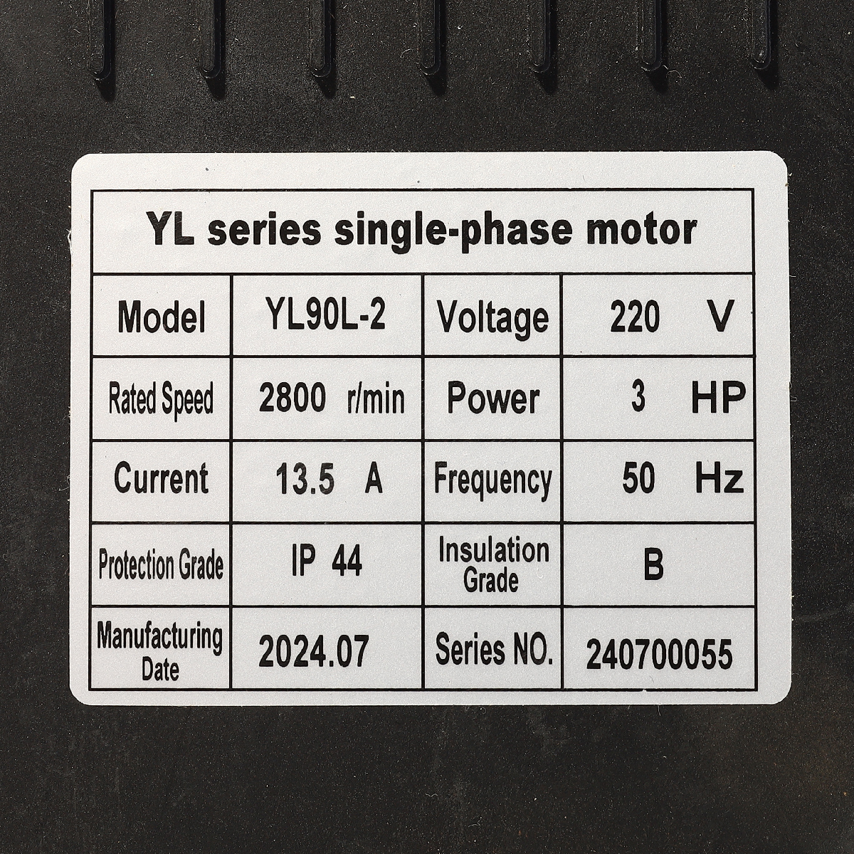 อะไหล่ SGJ1070T มอเตอร์ 3 แรงม้า(2STAGE)