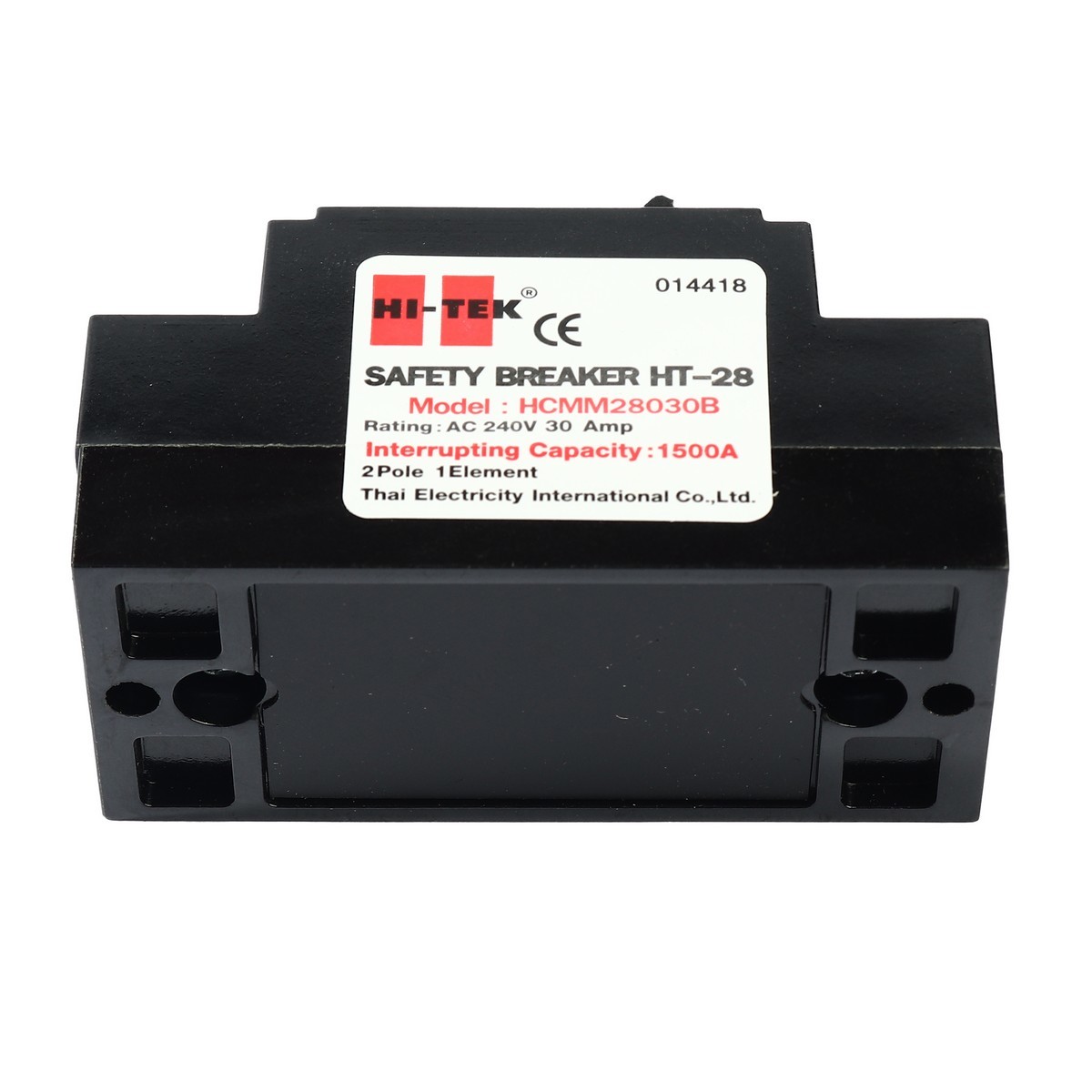HT-28-30A เบรคเกอร์ 30A 2P1E สีดำ