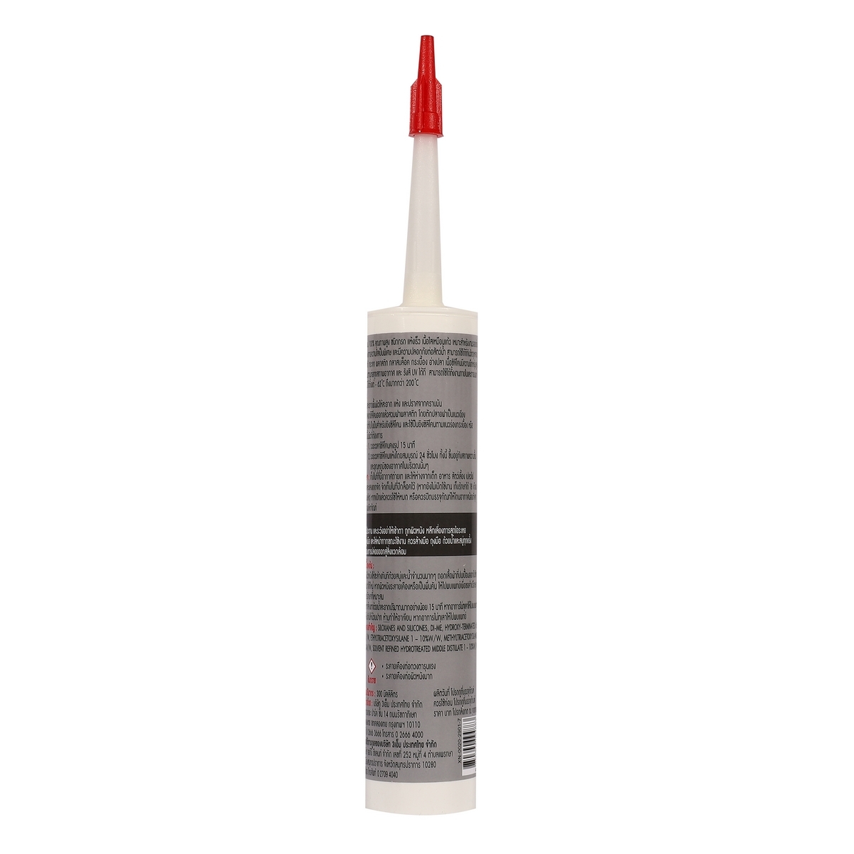 กาวซิลิโคน แบบมีกรด (สีคริสตัล-ใส) 300ML