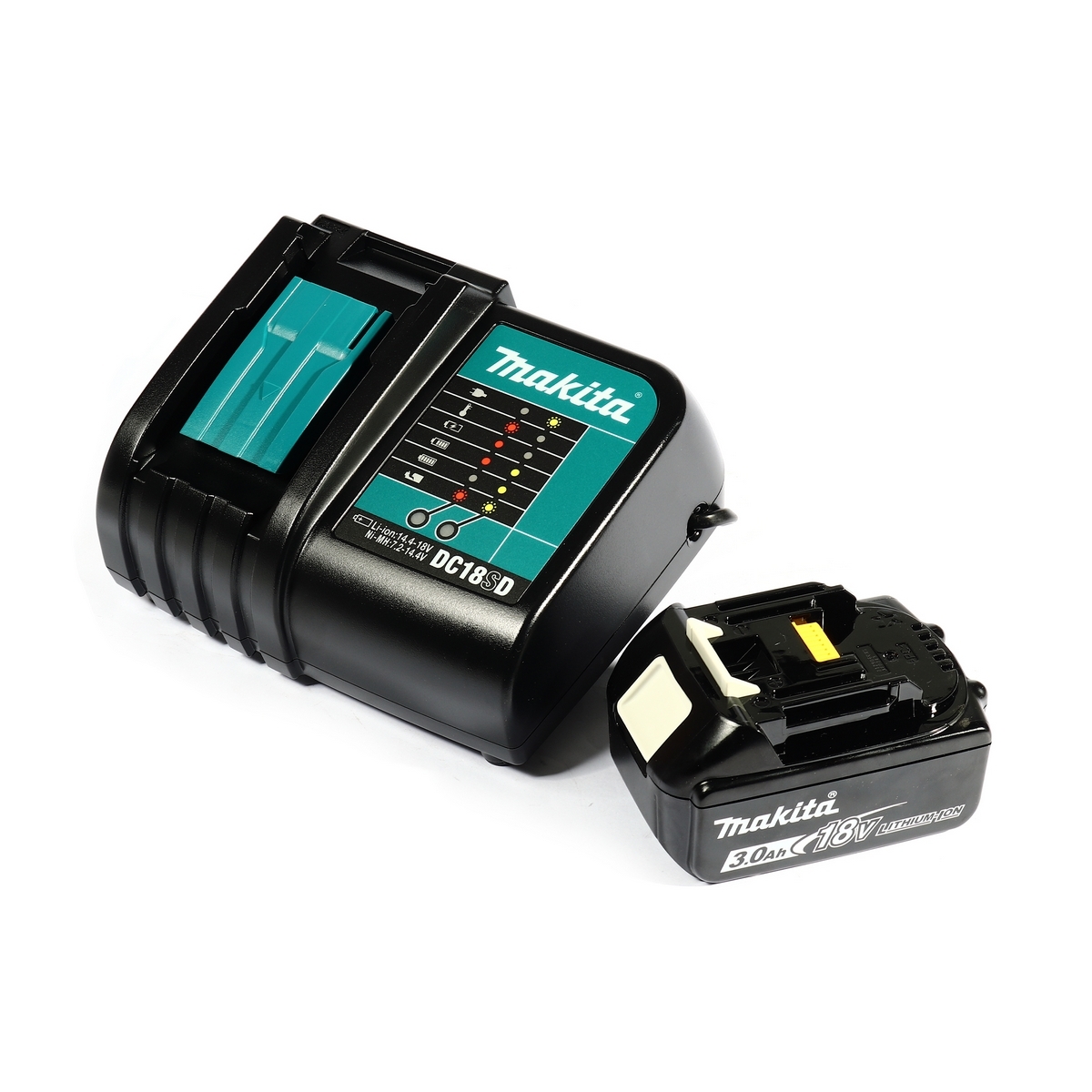DLM330SF รถเข็นตัดหญ้า 18V+แบต+แท่น