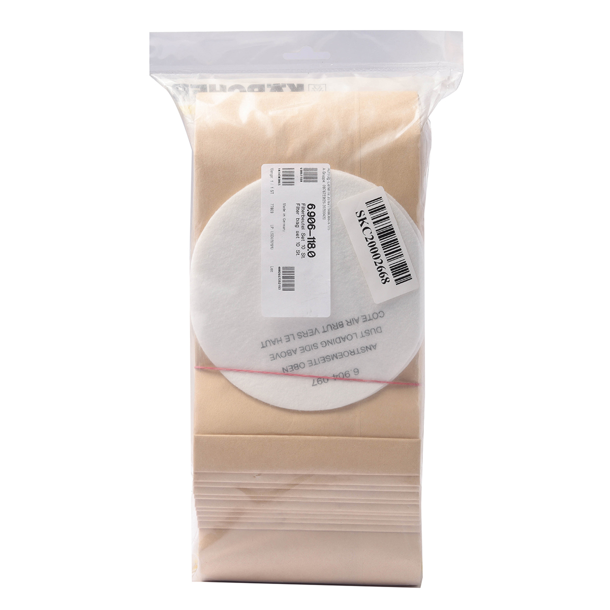 FILTER BAG SET 10 ST.  (10PCS/PAC)