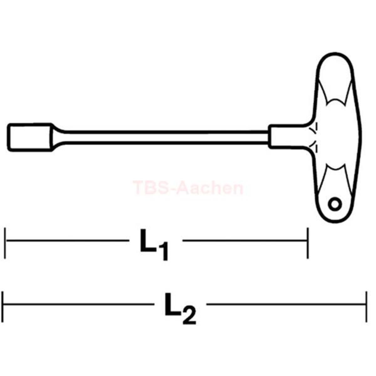 12507-2K 7 T-HANDLED NUT SPINNERS